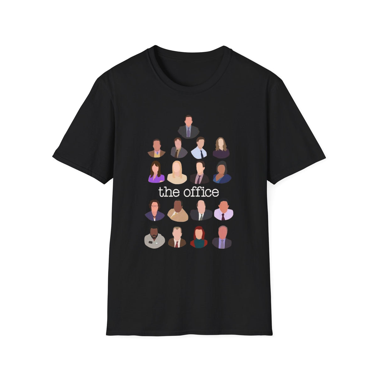 The Office Minimalist Character Grid T-Shirt