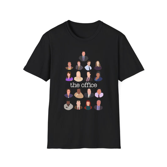 The Office Minimalist Character Grid T-Shirt