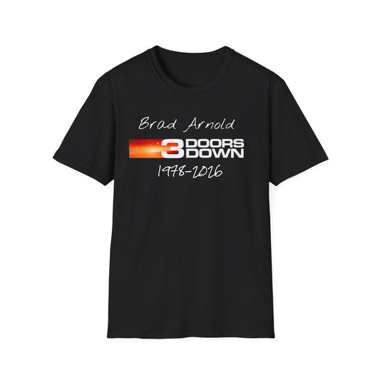 3 Doors Down Memorial Brad Arnold 1978-2016 T-Shirt | Band Tribute