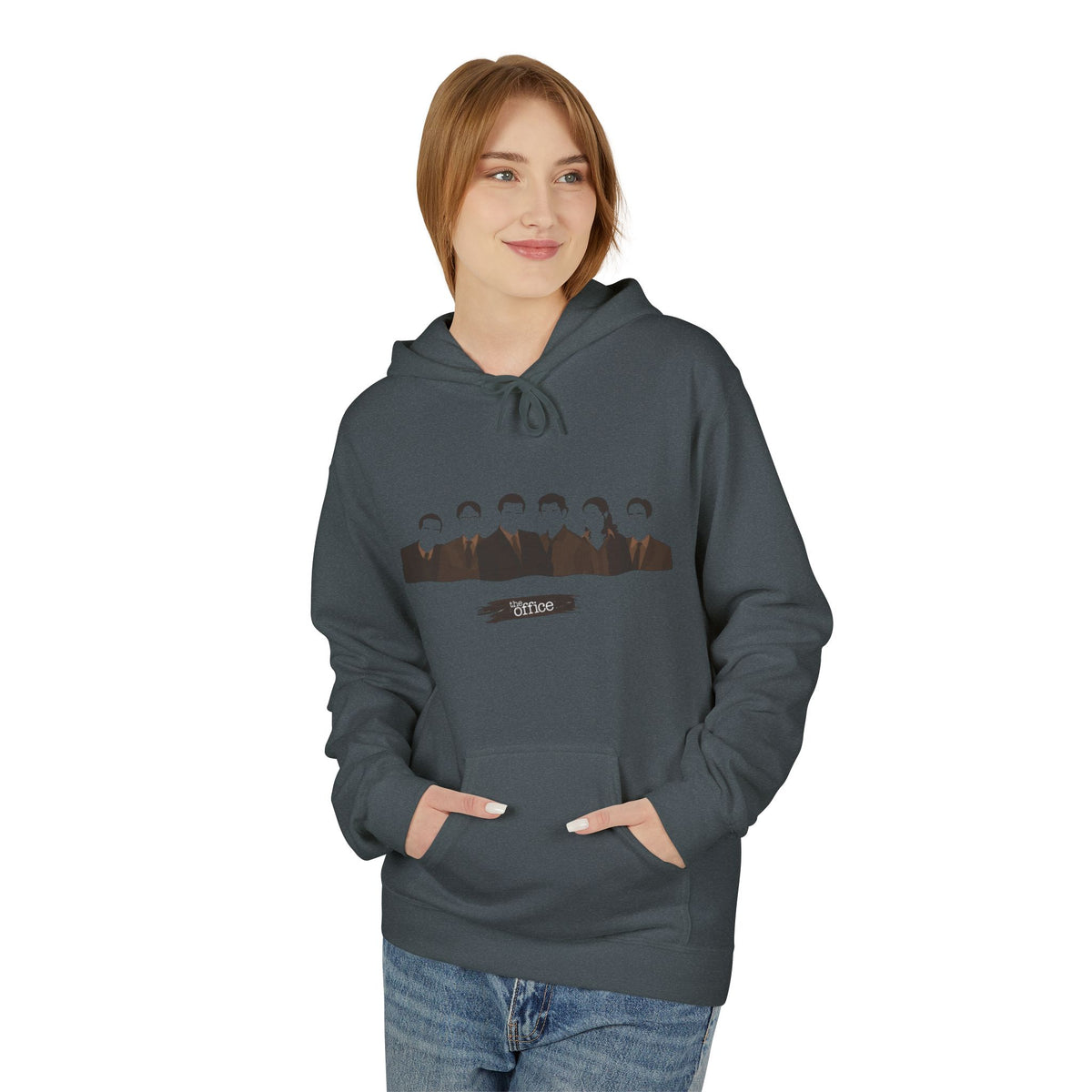 The Office  — Retro Five Faces Graphic Pullover