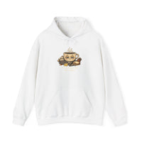 Sleepy Coffee Face Hoodie | burnout, tired, mental health humor