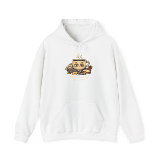 Sleepy Coffee Face Hoodie | burnout, tired, mental health humor