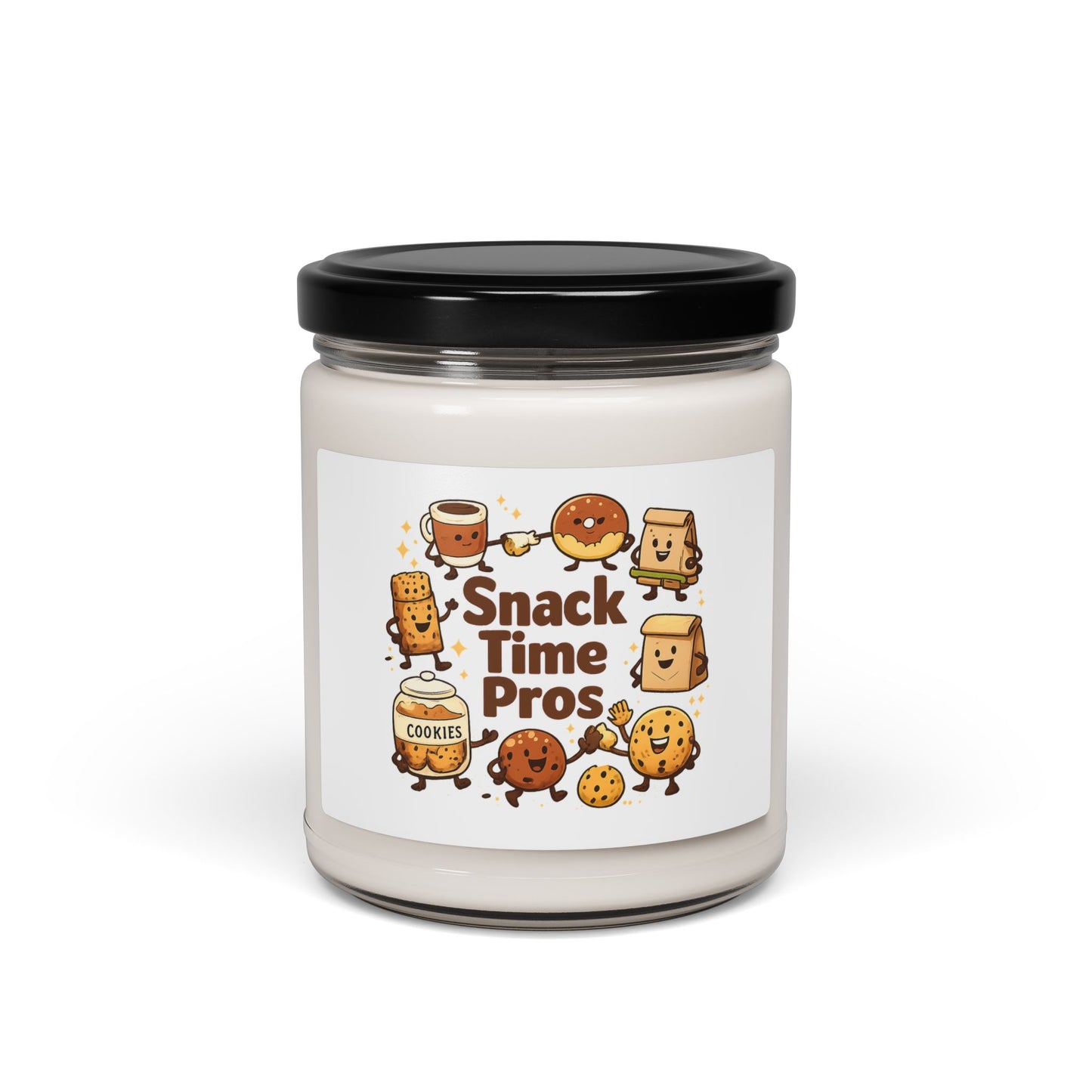Snack Time Pros Candle | Soy Candle, Office Humor, Coffee Fuel