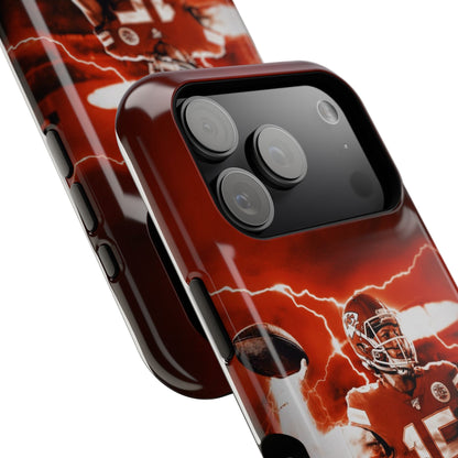 Patrick Mahomes Football Phone Case | Impact-Resistant Case