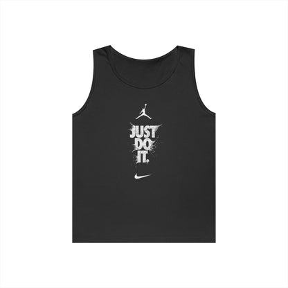 Just Do It vertical logo Tank Top | Sporty Nike-inspired graphic