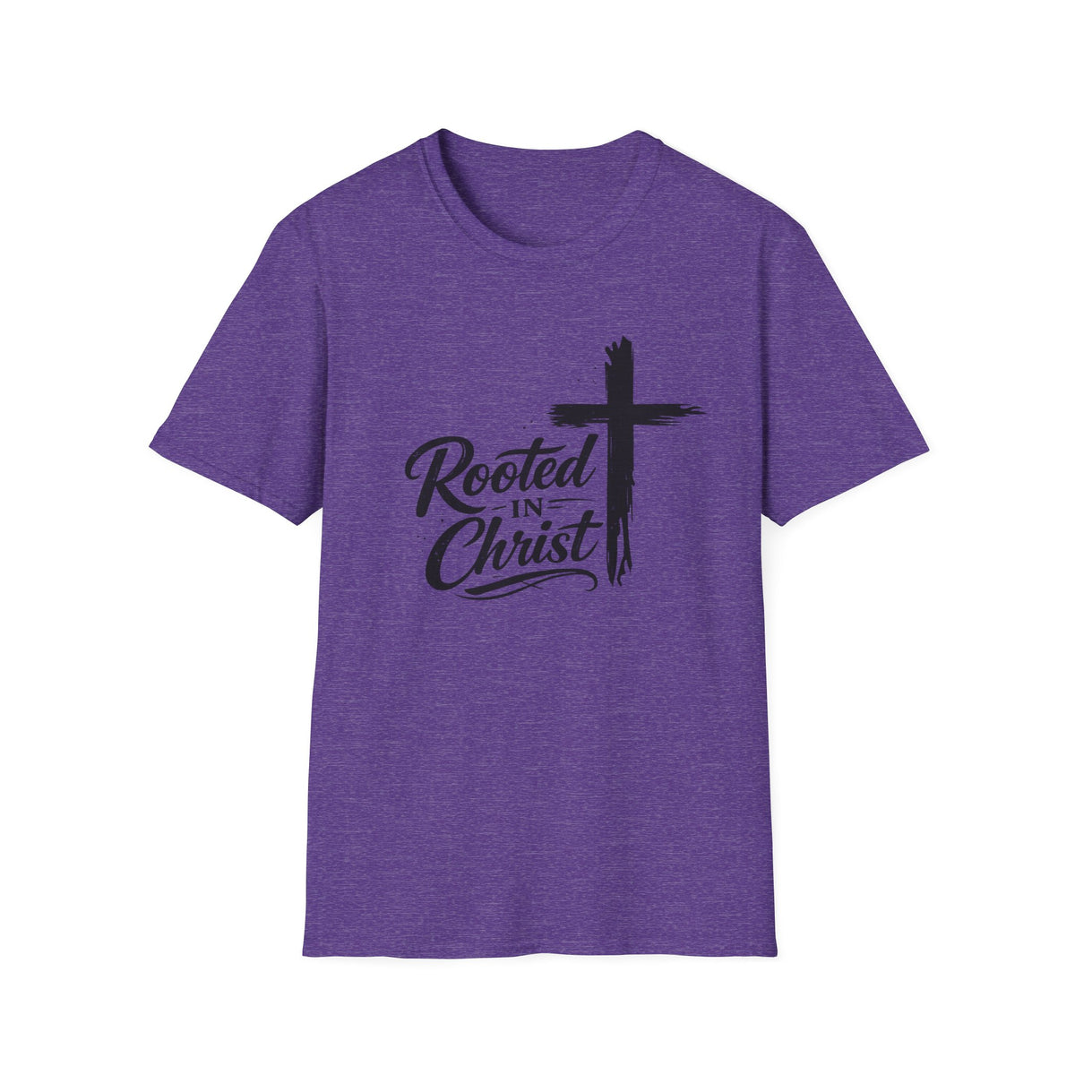 Rooted in Christ T-Shirt | Cross Faith Religious Tee