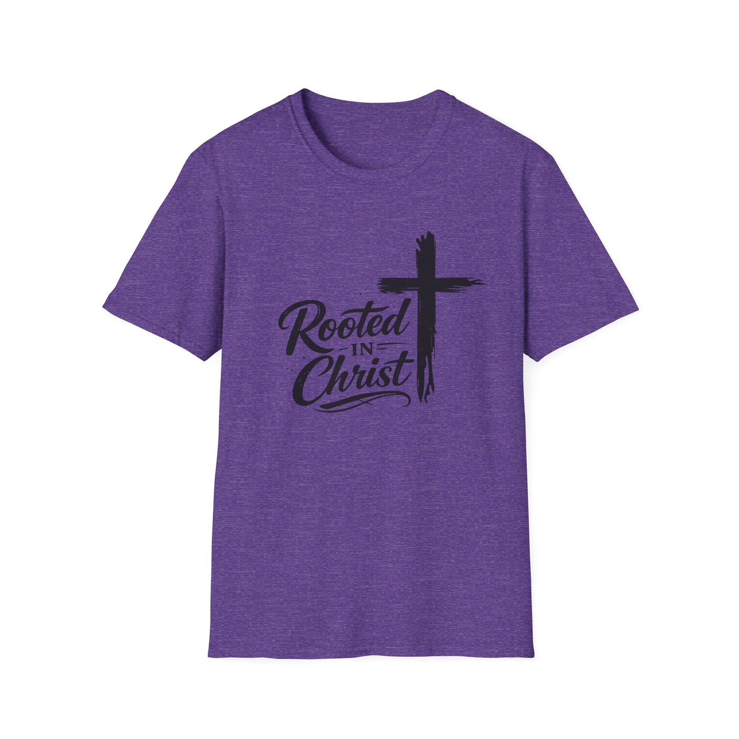 Rooted in Christ T-Shirt | Cross Faith Religious Tee