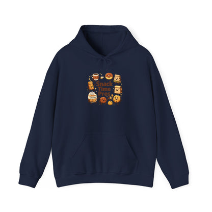 Snack Time Pros Hoodie | office humor, coffee fuel