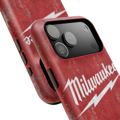 Milwaukee Lightning Logo phone case | Impact-Resistant Case