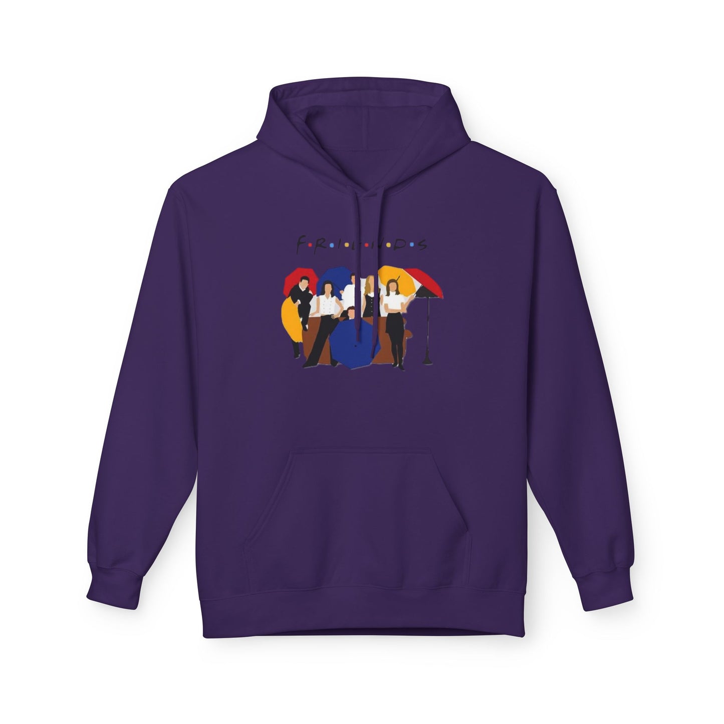 Friends TV Show Minimalist Cast Hoodie – 'F.R.I.E.N.D.S' Graphic Pullover