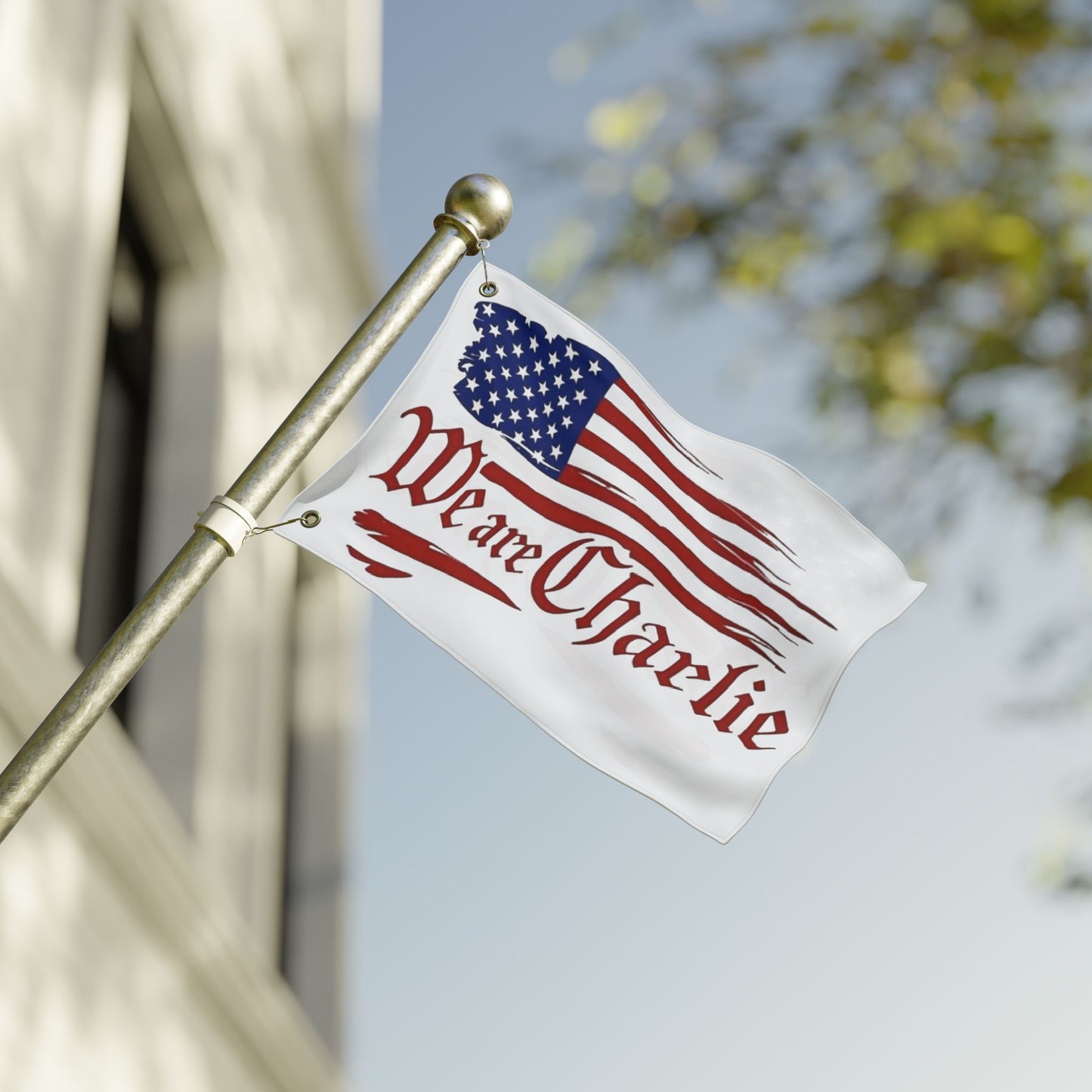 We Are Charlie Flag | Double Sided
