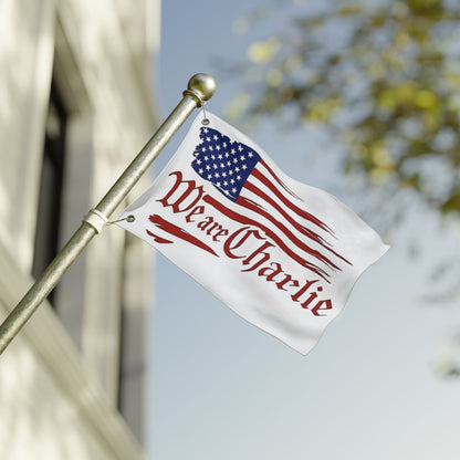 We Are Charlie Flag | Double Sided