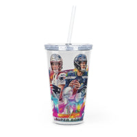Super Bowl Quarterbacks Plastic Tumbler | Football Stadium Design