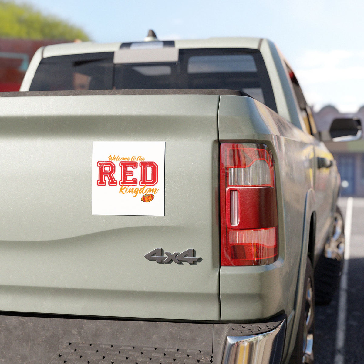 Welcome to the Red Kingdom Car Magnet | KC Football Design