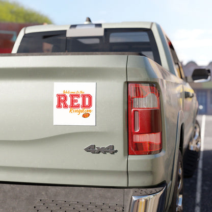 Welcome to the Red Kingdom Car Magnet | KC Football Design