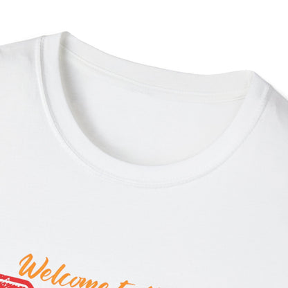 Red Kingdom Football T-Shirt | Retro Varsity Script