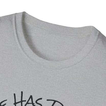 He Has Risen cross T-Shirt | Easter Christian faith tee