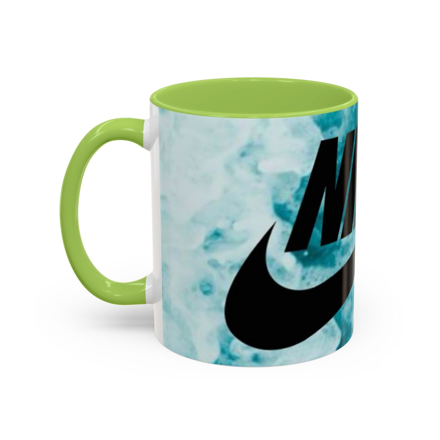 Swoosh Logo Coffee Mug | Accent Ceramic Mug