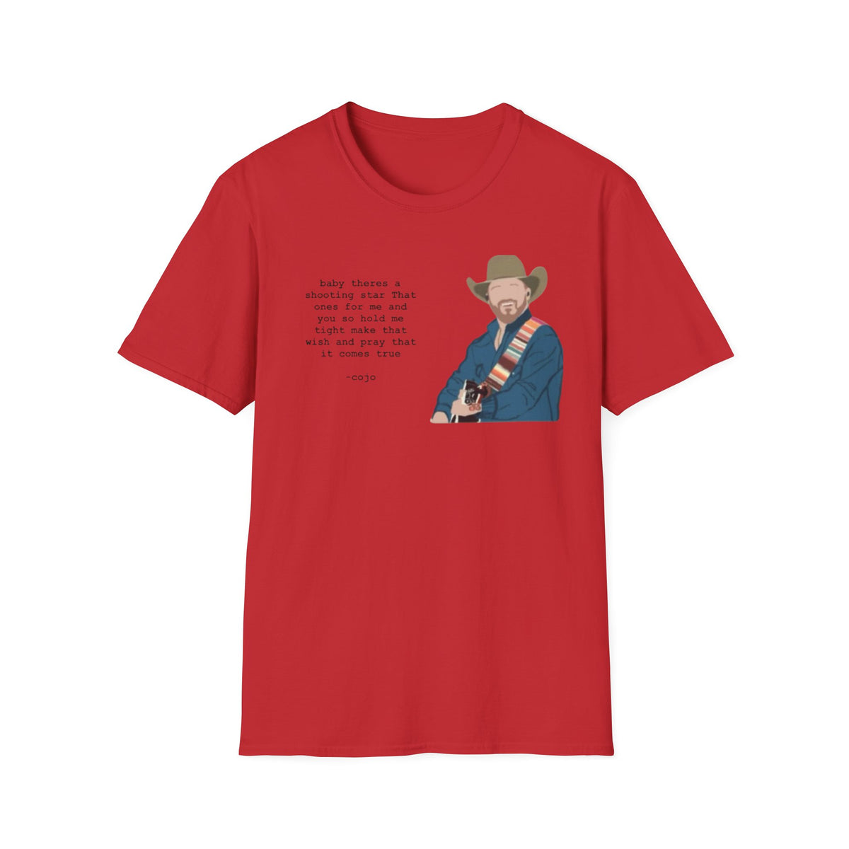 Cojo Guitar Portrait T‑Shirt — 
