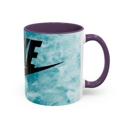 Swoosh Logo Coffee Mug | Accent Ceramic Mug