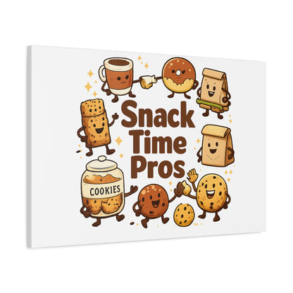 Snack Time Pros Canvas | Office Humor, Meeting Memes, Coffee Fuel