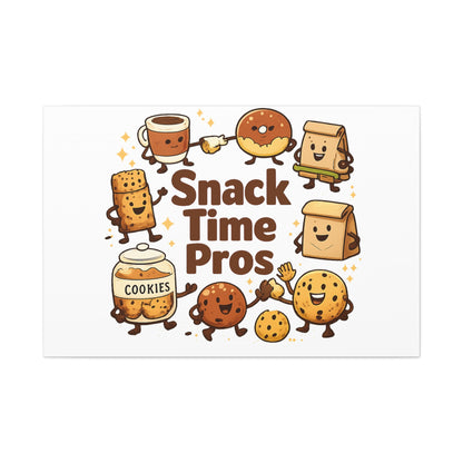 Snack Time Pros Canvas | Office Humor, Meeting Memes, Coffee Fuel