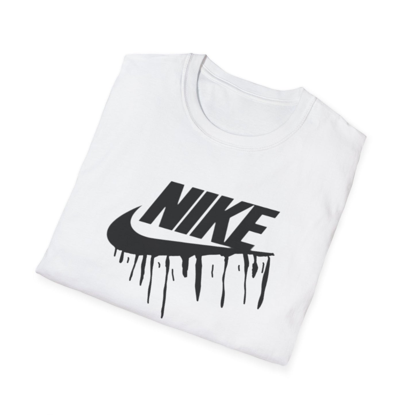 Dripping Swoosh T-Shirt | Streetwear Logo Graphic