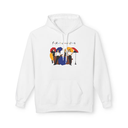 Friends TV Show Minimalist Cast Hoodie – 'F.R.I.E.N.D.S' Graphic Pullover