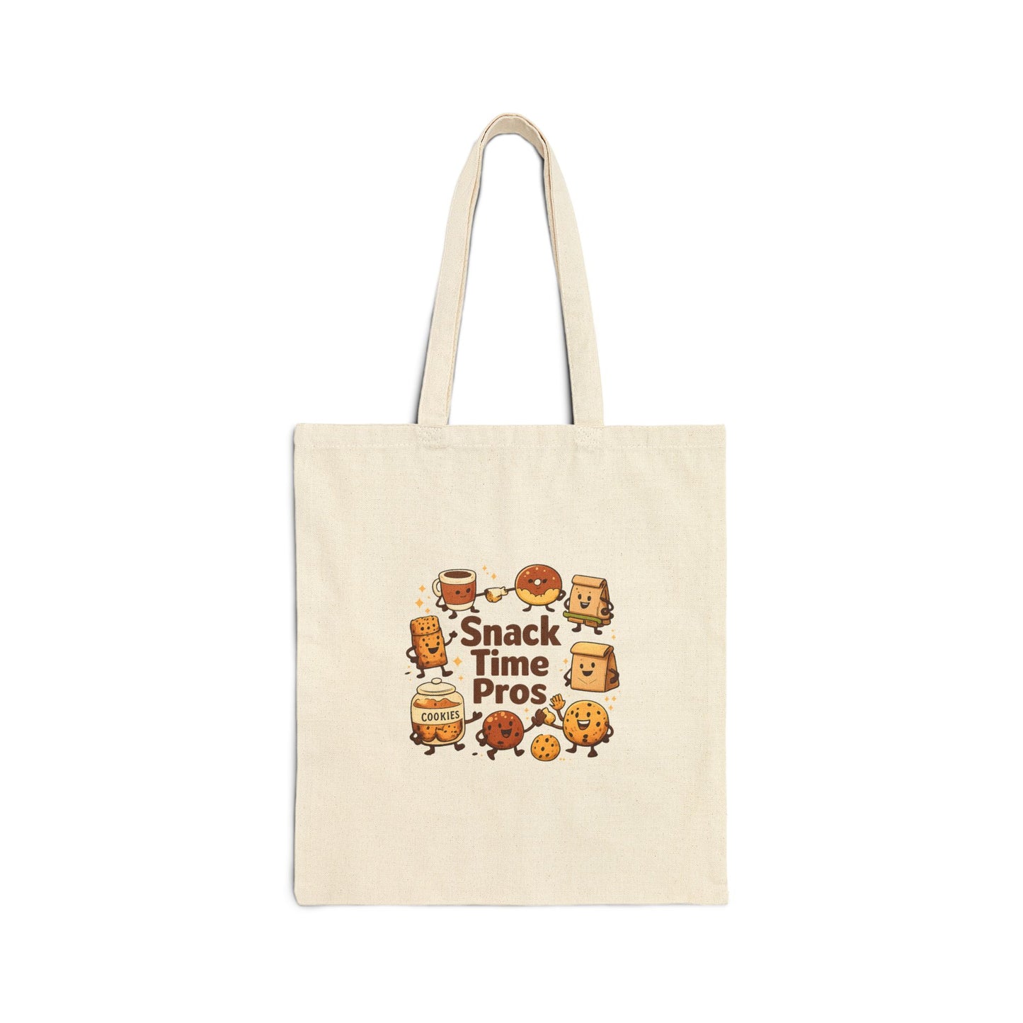 Snack Time Pros Tote | office humor, coffee fuel
