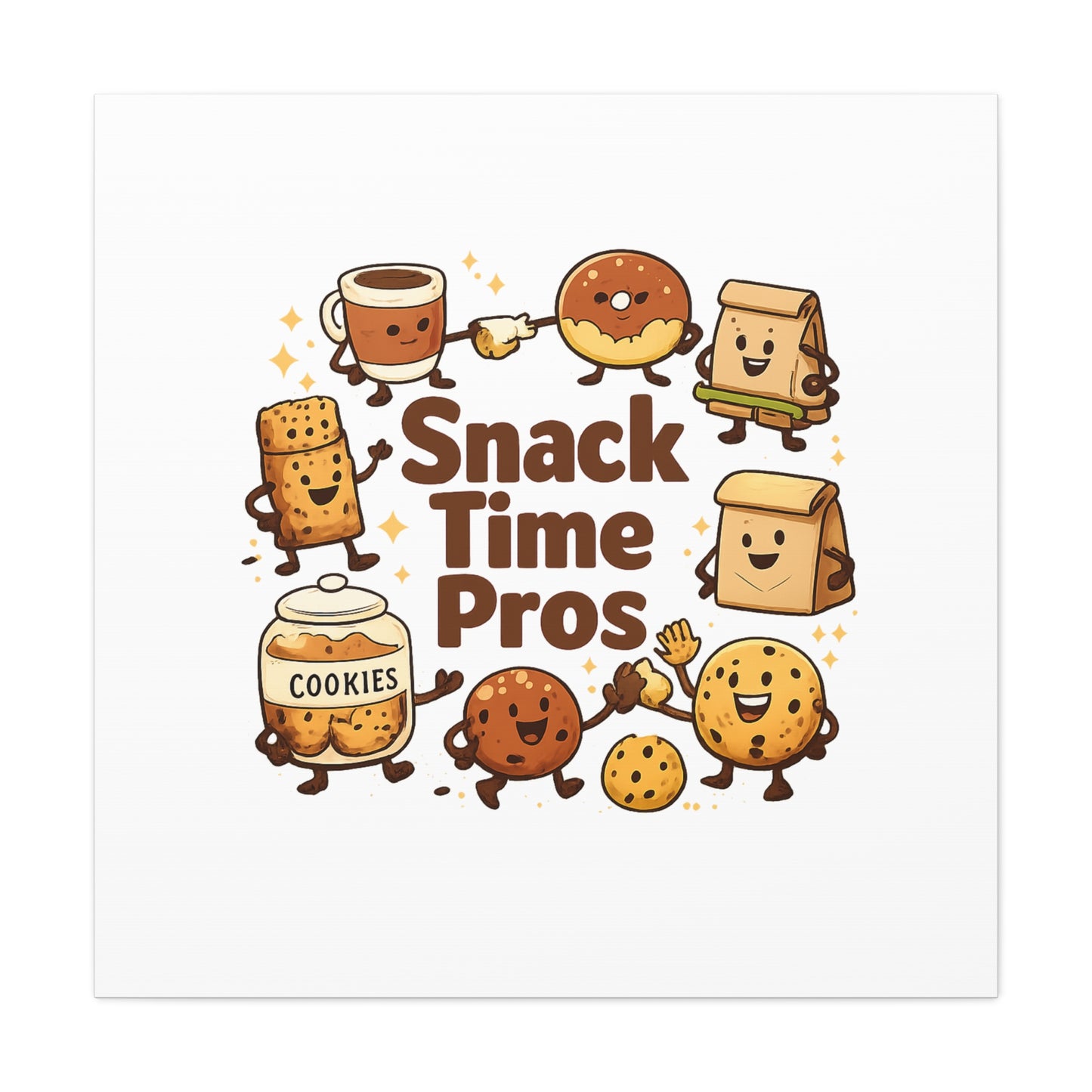 Snack Time Pros Canvas | Office Humor, Meeting Memes, Coffee Fuel