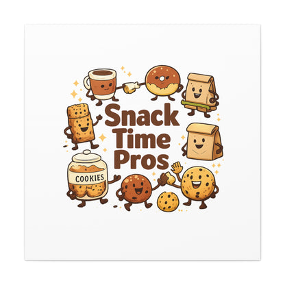 Snack Time Pros Canvas | Office Humor, Meeting Memes, Coffee Fuel