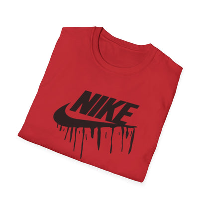Dripping Swoosh T-Shirt | Streetwear Logo Graphic