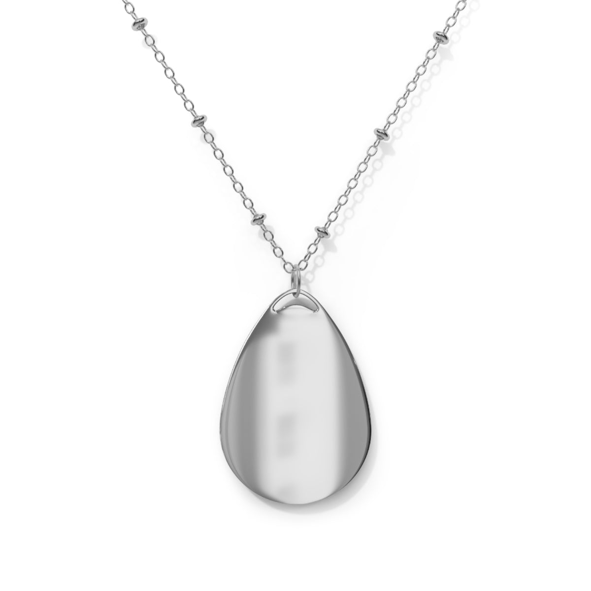 Drink Drank Drunk Oval Necklace | St. Patrick's Shamrock Pendant