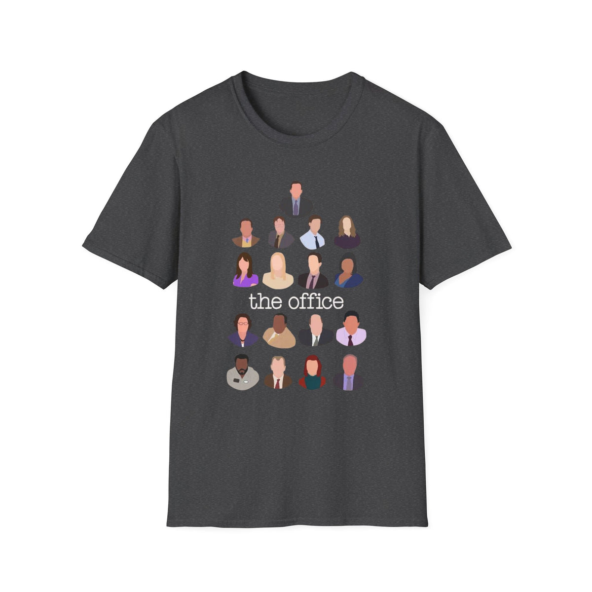 The Office Minimalist Character Grid T-Shirt