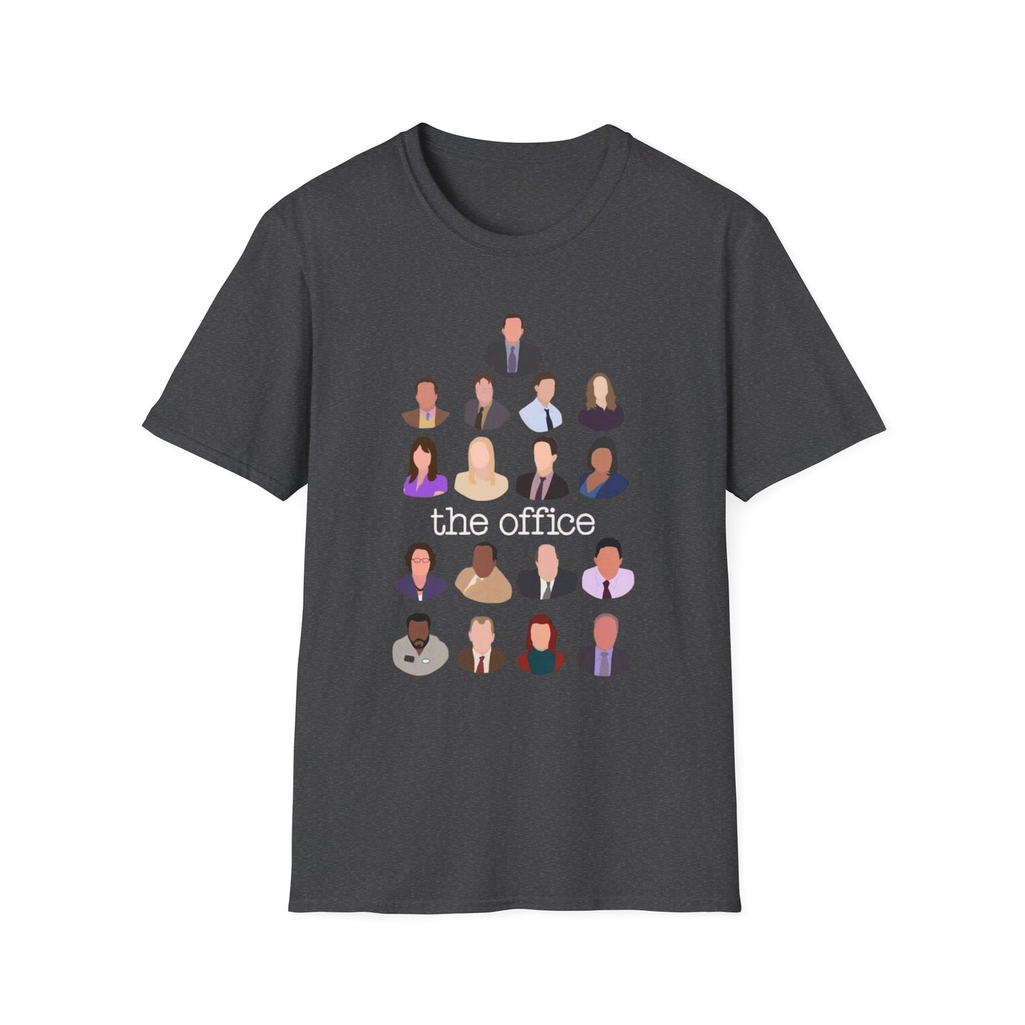The Office Minimalist Character Grid T-Shirt