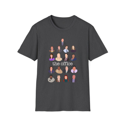The Office Minimalist Character Grid T-Shirt