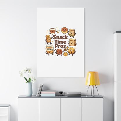 Snack Time Pros Canvas | Office Humor, Meeting Memes, Coffee Fuel