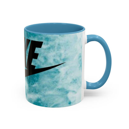 Swoosh Logo Coffee Mug | Accent Ceramic Mug