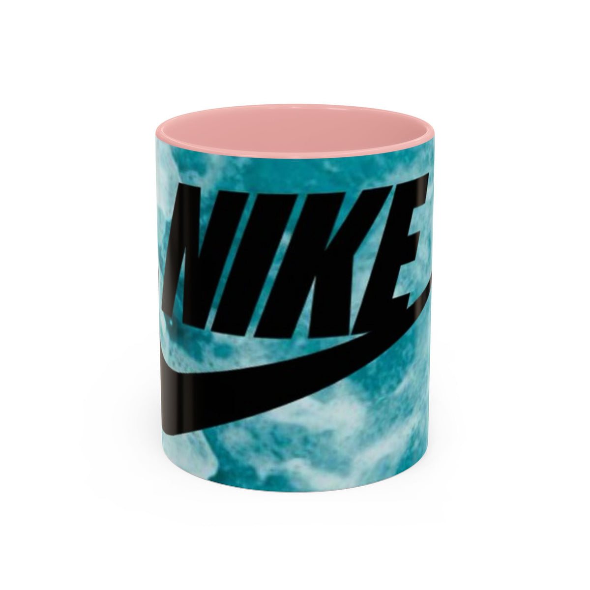 Swoosh Logo Coffee Mug | Accent Ceramic Mug