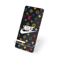Rainbow Monogram Pattern Mobile Stand