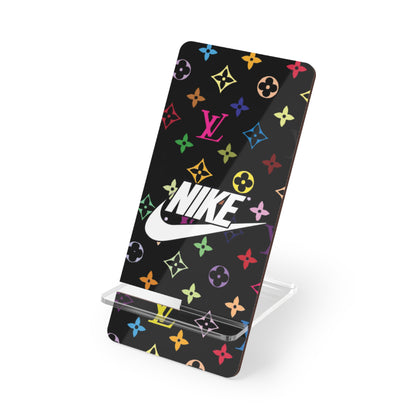 Rainbow Monogram Pattern Mobile Stand