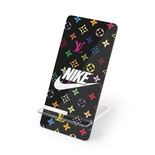 Rainbow Monogram Pattern Mobile Stand