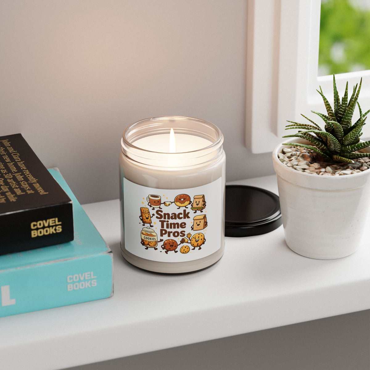 Snack Time Pros Candle | Soy Candle, Office Humor, Coffee Fuel