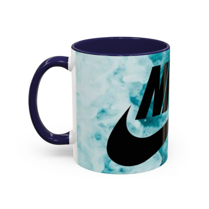 Swoosh Logo Coffee Mug | Accent Ceramic Mug