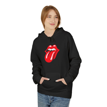 Classic Rock Tongue Hoodie — Red Lips Icon Pullover
