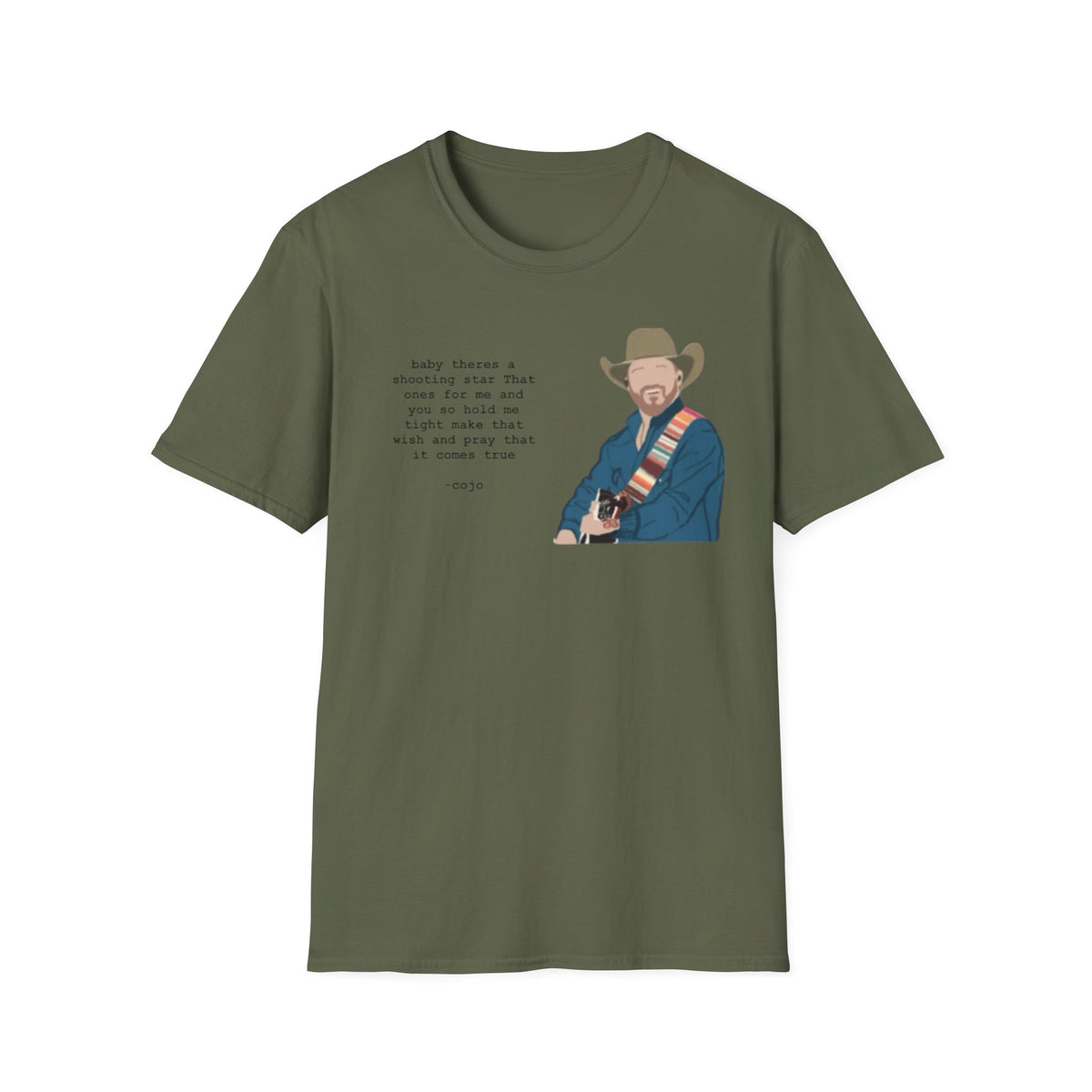 Cojo Guitar Portrait T‑Shirt — 