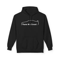 Tuna No Crust Hoodie — Minimal Cat Silhouette Sweatshirt for Cat Lovers