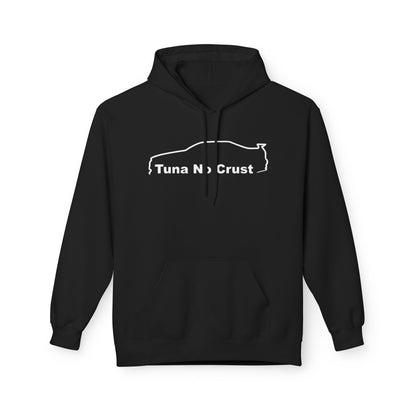 Tuna No Crust Hoodie — Minimal Cat Silhouette Sweatshirt for Cat Lovers
