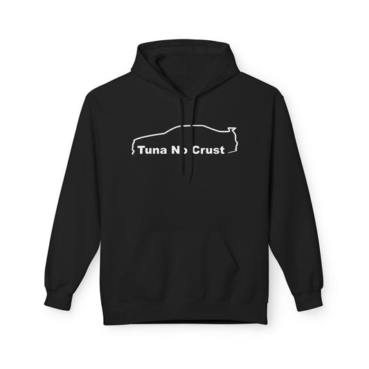 Tuna No Crust Hoodie — Minimal Cat Silhouette Sweatshirt for Cat Lovers