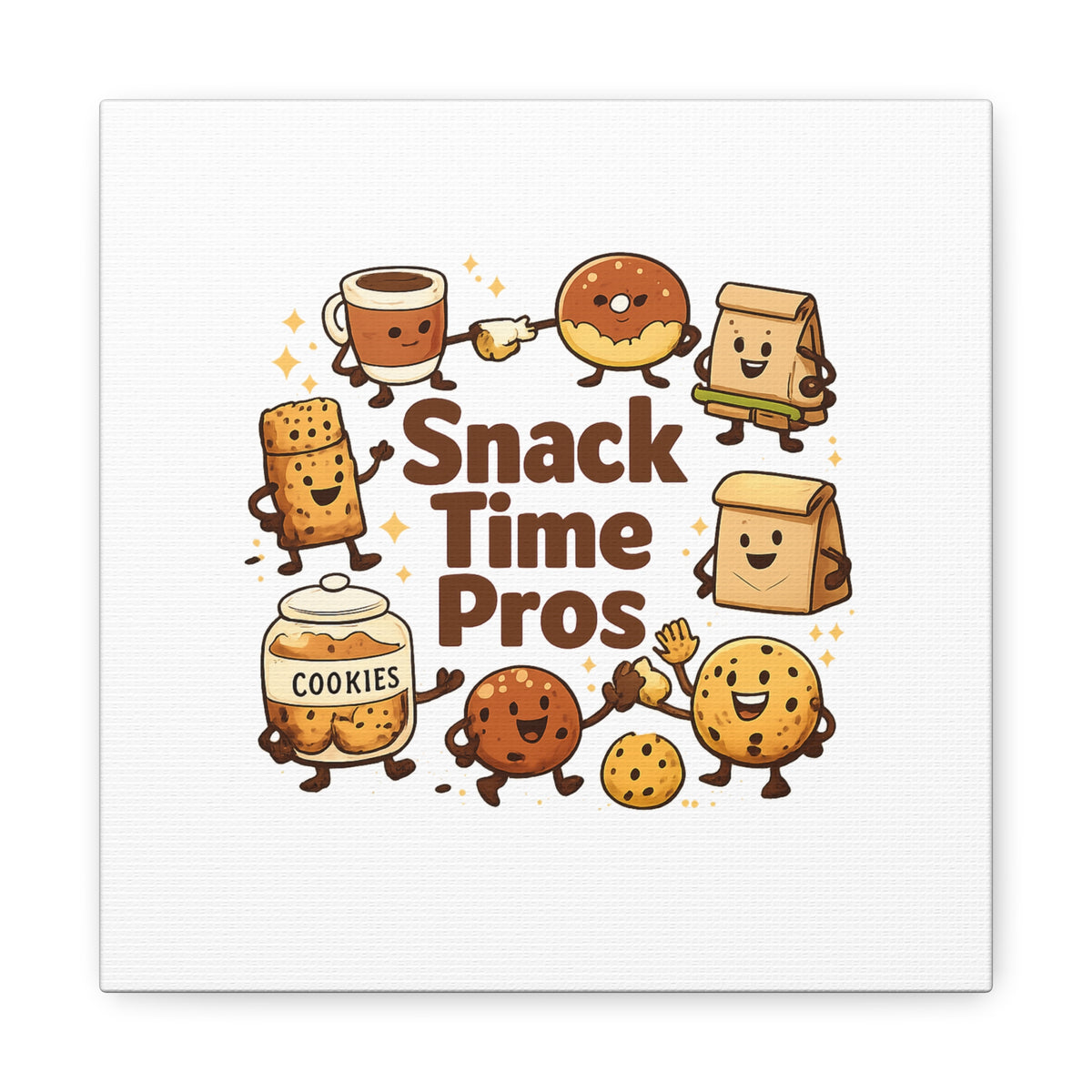 Snack Time Pros Canvas | Office Humor, Meeting Memes, Coffee Fuel